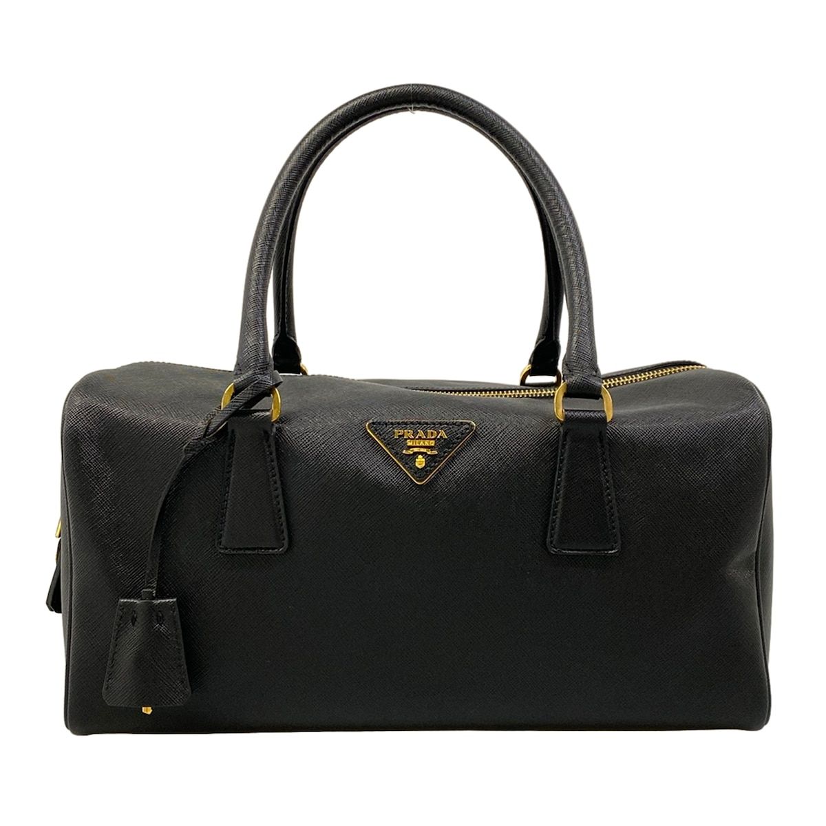 Prada Handbag Black Mini Boston Leather