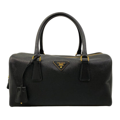 Prada Handbag Black Mini Boston Leather