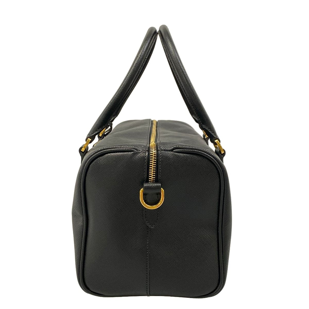 Prada Handbag Black Mini Boston Leather — view 4