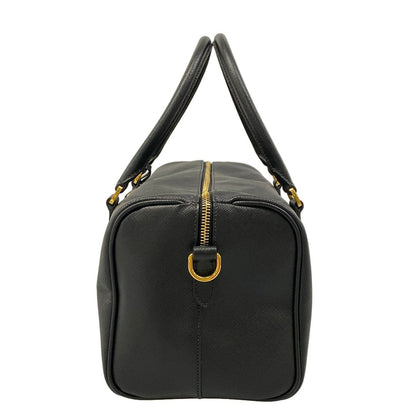 Prada Handbag Black Mini Boston Leather — view 4