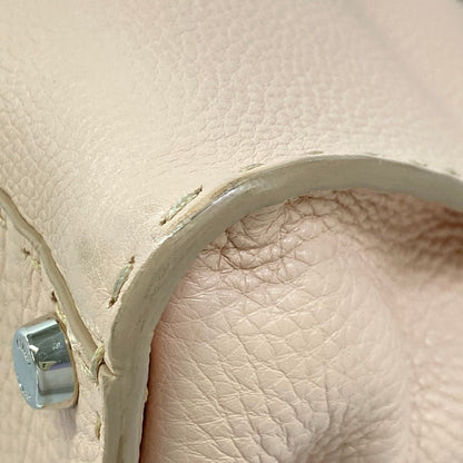Fendi Handbag Peekaboo Iconic Medium Selleria Beige Leather — view 6