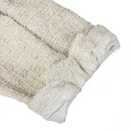 Chanel Jacket S White Long Sleeve Tweed — view 7