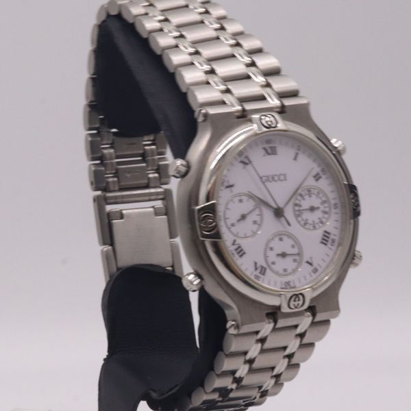 Gucci Chronograph White Dial Watch — view 2
