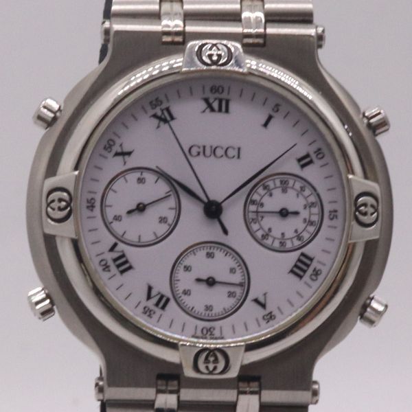 Gucci Chronograph White Dial Watch