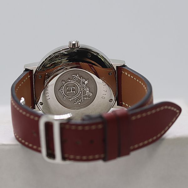 Hermes Nomade Hour Auto Quartz Date Silver Dial Watch — view 4