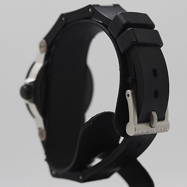 Bvlgari Bulgari Aluminum AL Rubber Silver Dial Watch — view 3