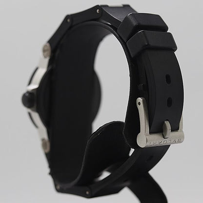 Bvlgari Bulgari Aluminum AL Rubber Silver Dial Watch — view 3