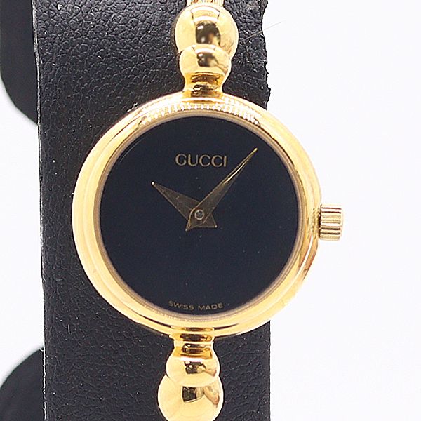 Gucci Bangle Watch 2700.2 L Black Dial