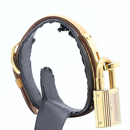 Hermes Kelly Watch Gold Dial — view 2