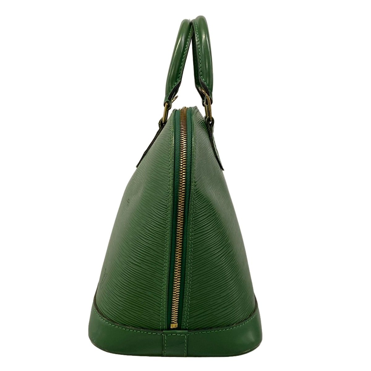 Louis Vuitton Handbag Epi Alma Borneo Green Leather — view 4