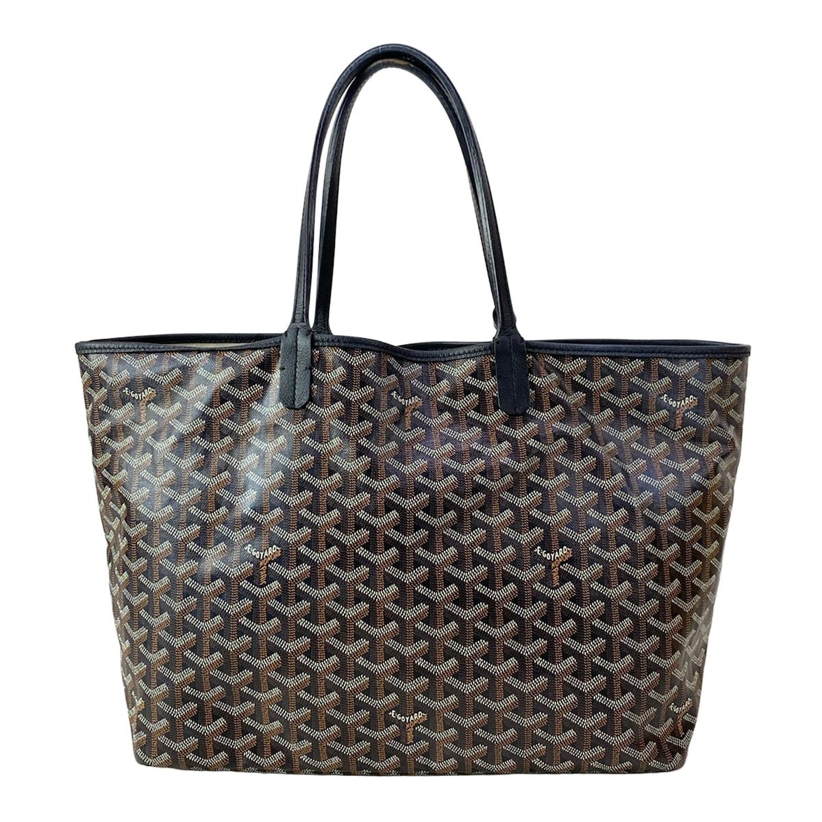 Goyard Tote Bag Saint Louis PM Black Leather