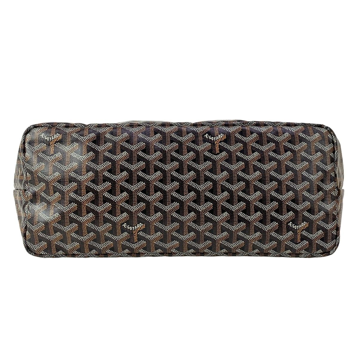 Goyard Tote Bag Saint Louis PM Black Leather — view 5