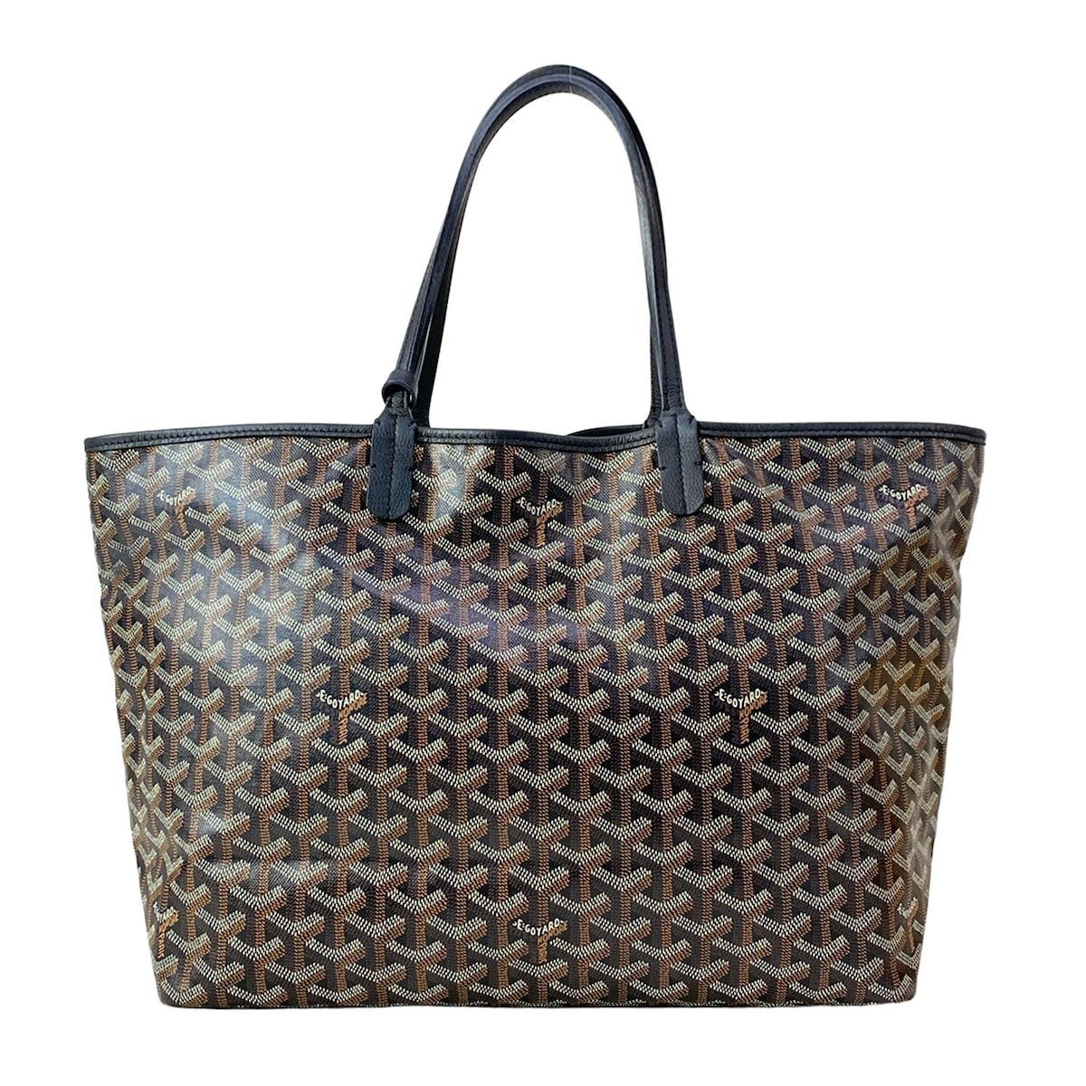 Goyard Tote Bag Saint Louis PM Black Leather — view 3