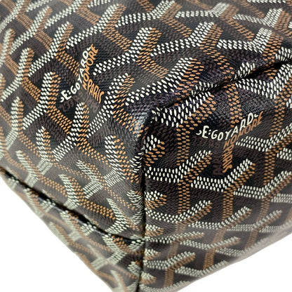 Goyard Tote Bag Saint Louis PM Black Leather — view 6
