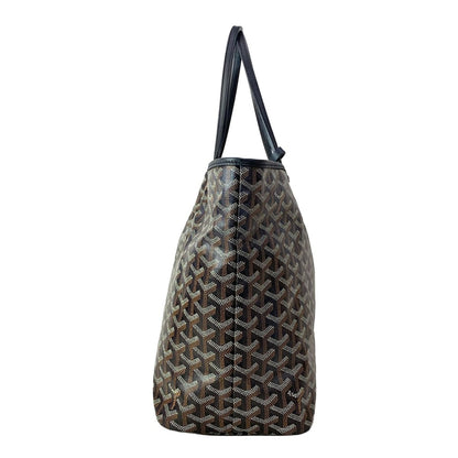 Goyard Tote Bag Saint Louis PM Black Leather — view 4