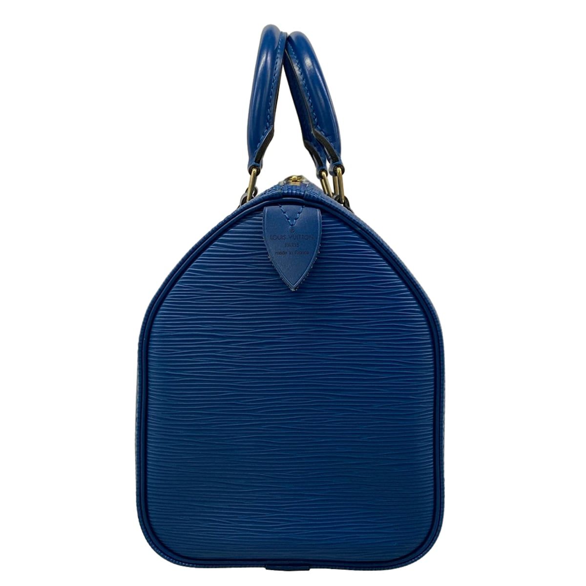 Louis Vuitton Handbag Epi Speedy 25 Toledo Blue Leather — view 2