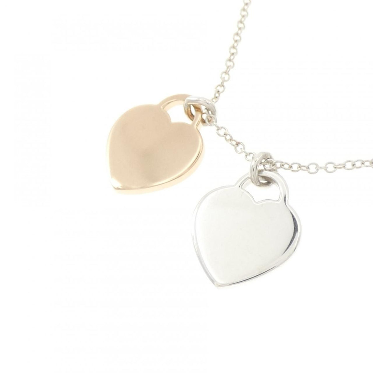 Tiffany & Co Return to Tiffany Double Heart Necklace — view 4