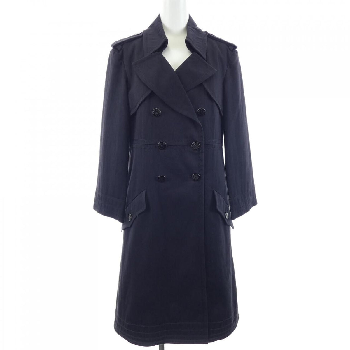 Chanel 13P Trench Coat Black