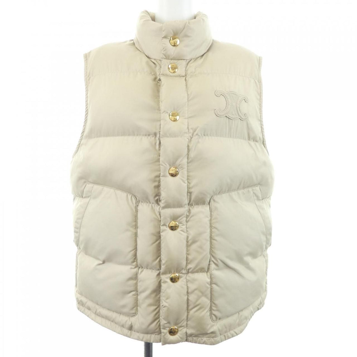 Celine Triomphe Vest Beige