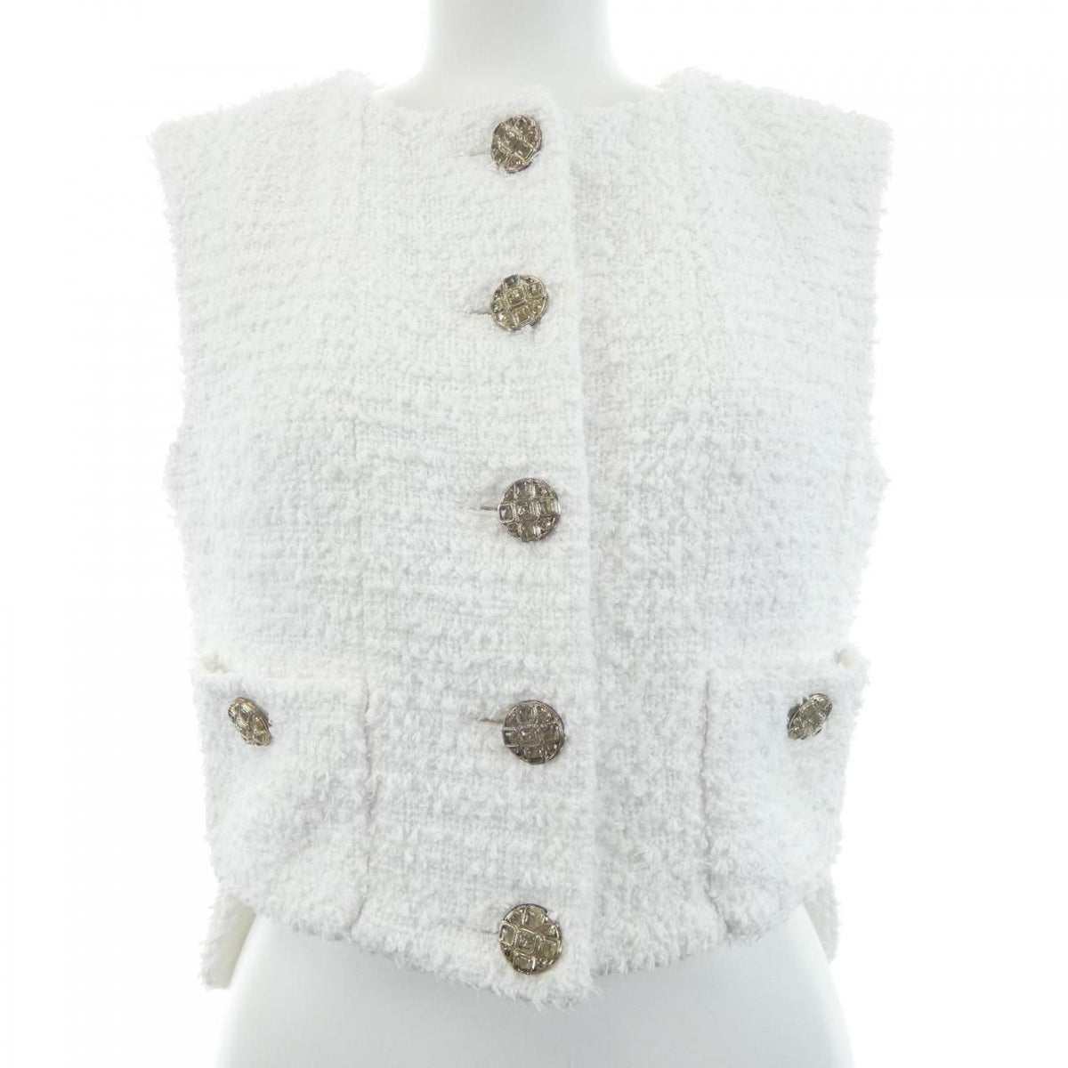 Chanel 22S Vest White