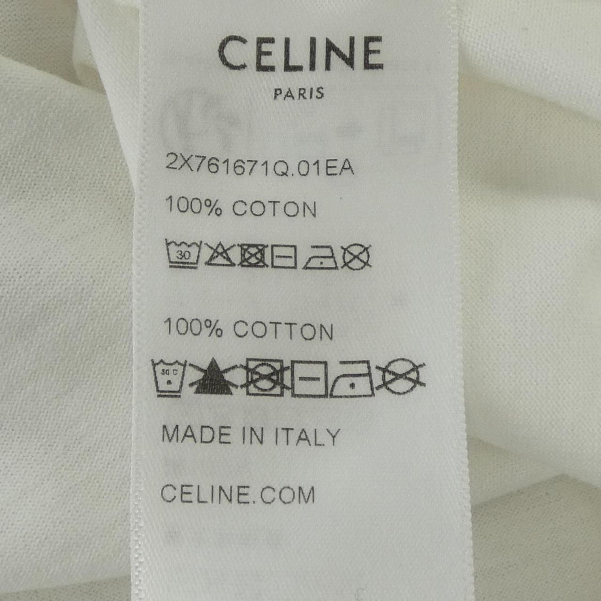 Celine Print Cropped T-Shirt — view 3