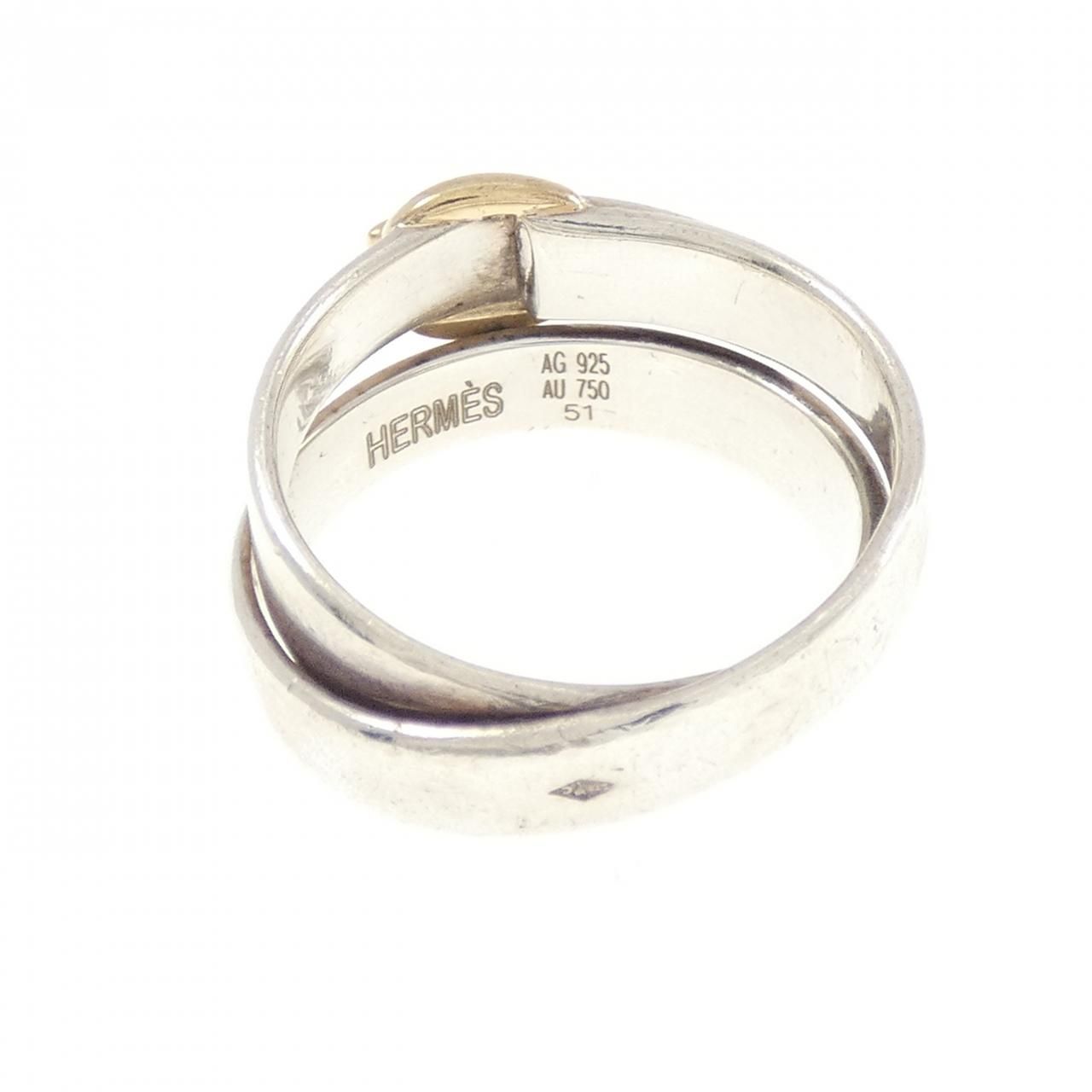 Hermes Vintage Double Tour Ring — view 3