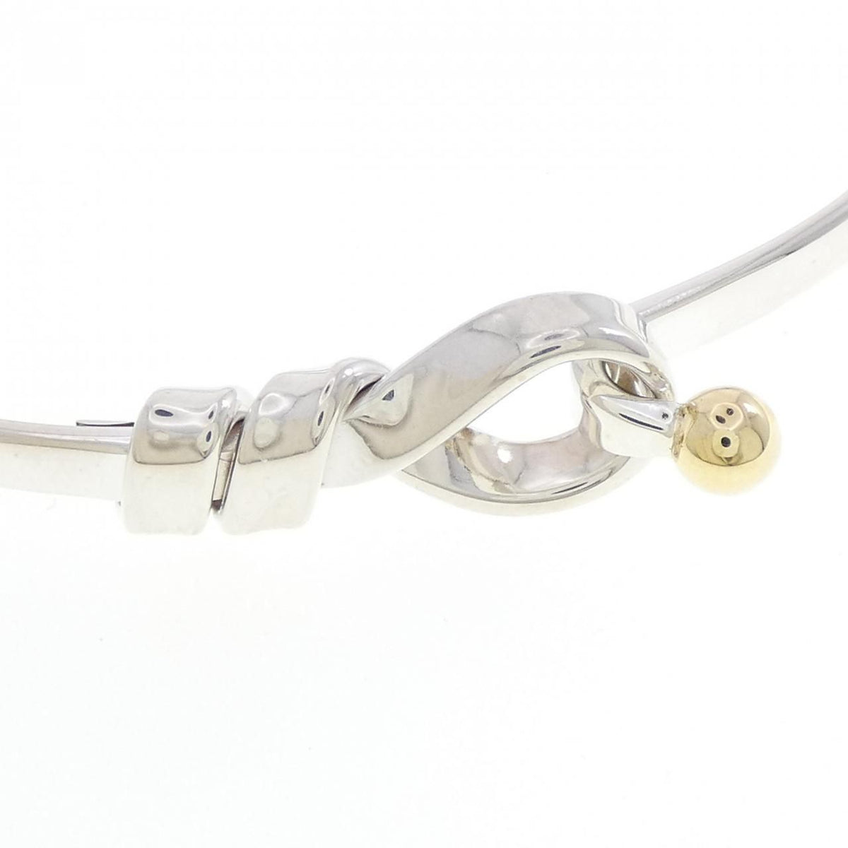 Tiffany & Co Vintage Hook & Eye Bangle Bracelet — view 2