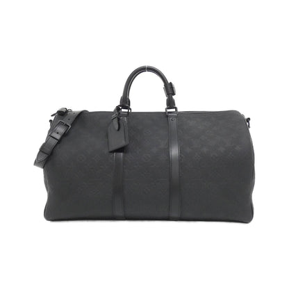 Louis Vuitton Taurillon Monogram Keepall Bandouliere 50 Boston Bag
