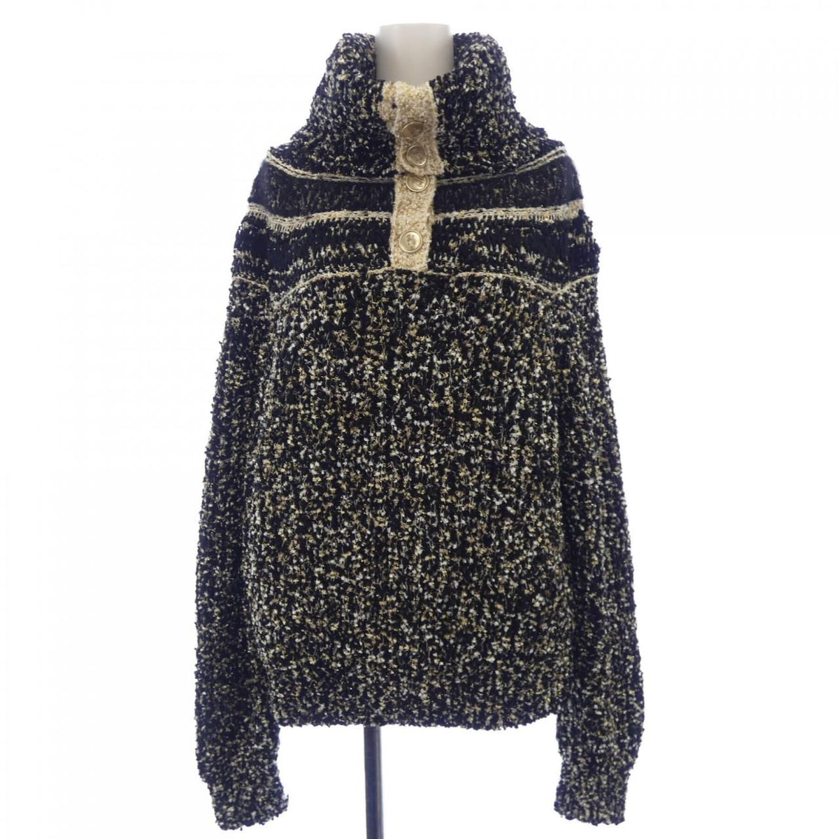 Chanel 19A Knit Sweater Black