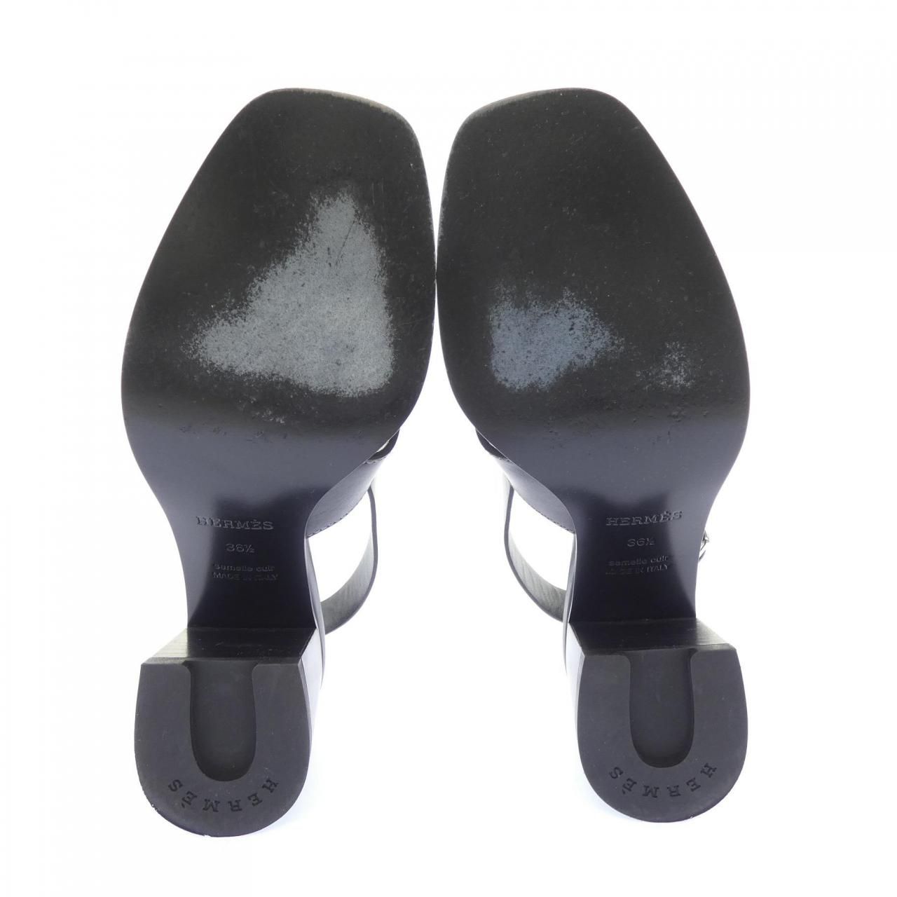 Hermes Elbe H-cut Detail Sandals — view 4
