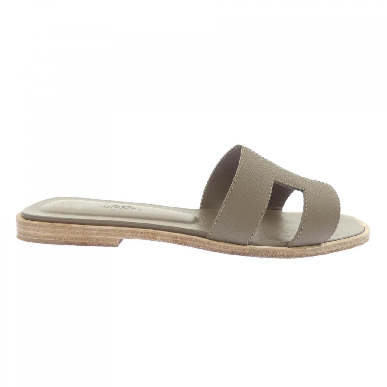 Hermes Oran Sandals Brown