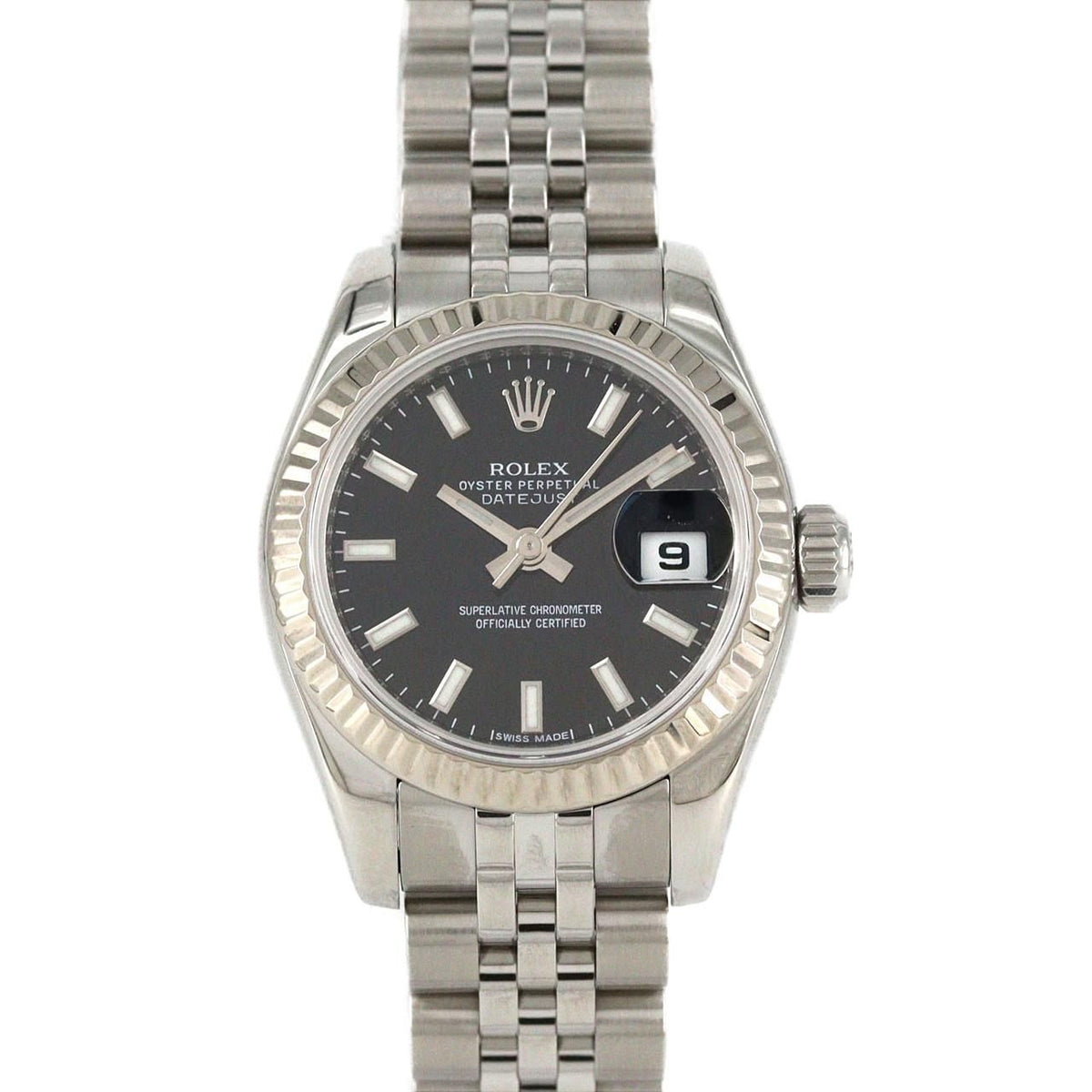 Rolex Datejust Stainless Steel White Gold Automatic