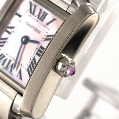 Cartier Tank Francaise SM SS Quartz Watch — view 3