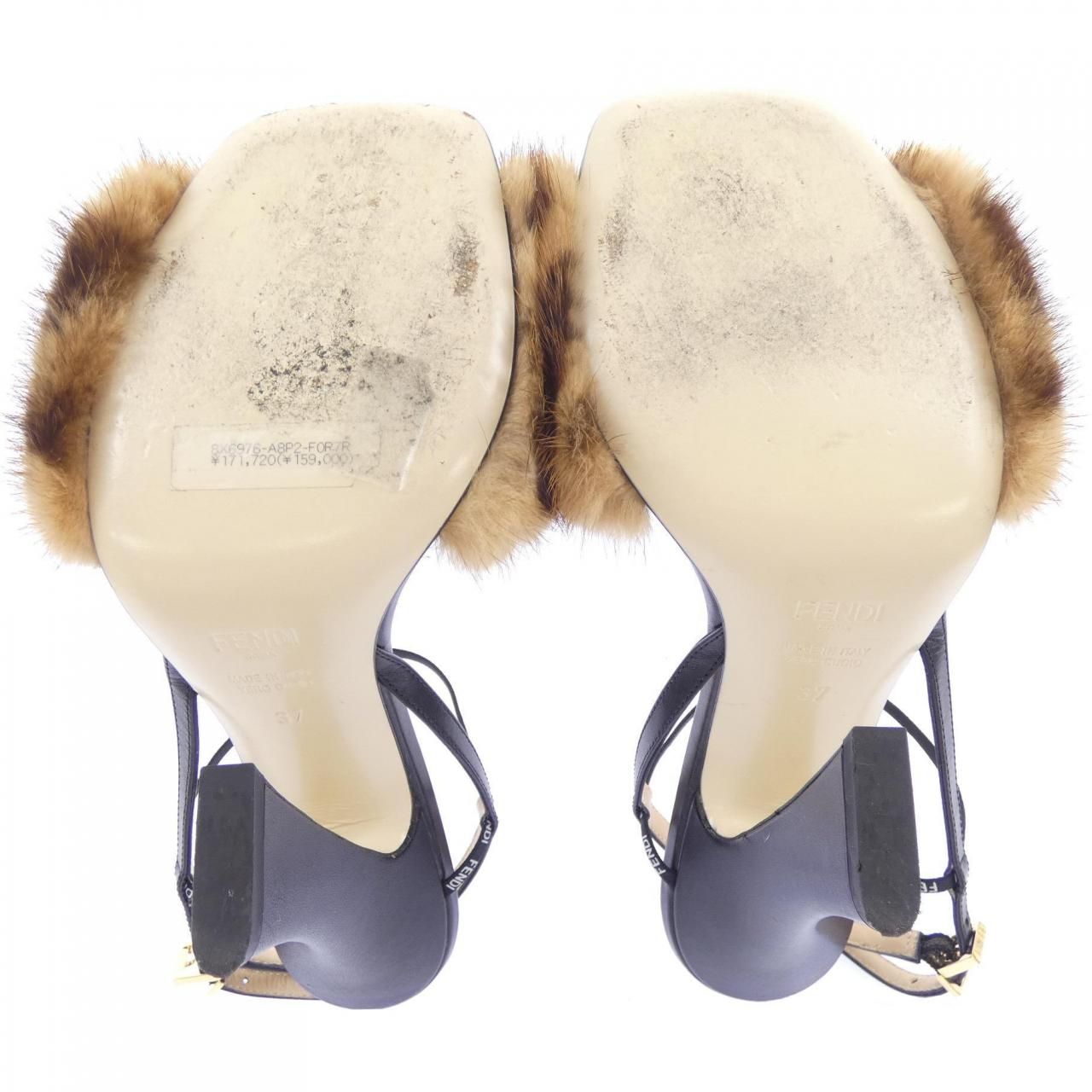 Fendi Sandals Brown — view 4
