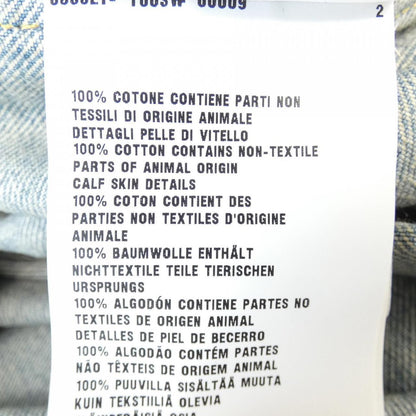 Prada Organic Denim Mini Dress Triangle Logo — view 3