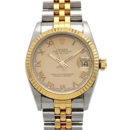 Rolex Datejust Stainless Steel Yellow Gold Automatic