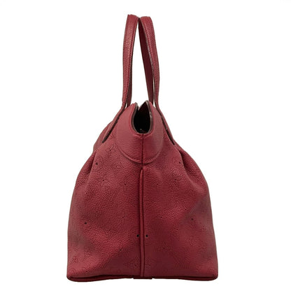 Louis Vuitton Handbag Mahina Seals PM Grenat Leather — view 2