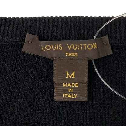 Louis Vuitton Dress Dlq Black White Navy Crew Neck Sleeveless Knee-length M — view 3