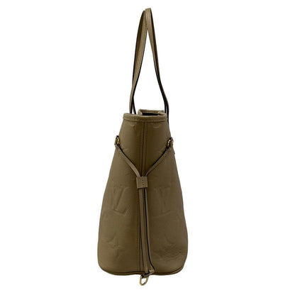 Louis Vuitton Tote Bag Monogram Empreinte Neverfull MM Tourterelle Leather — view 4