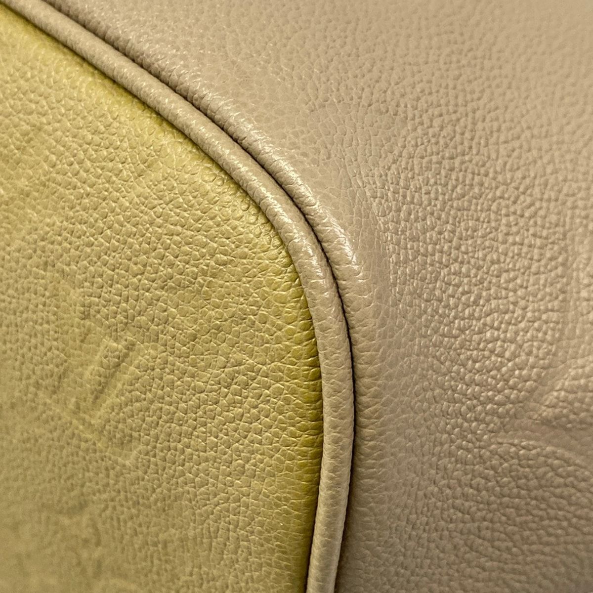 Louis Vuitton Tote Bag Monogram Empreinte Neverfull MM Tourterelle Leather — view 6