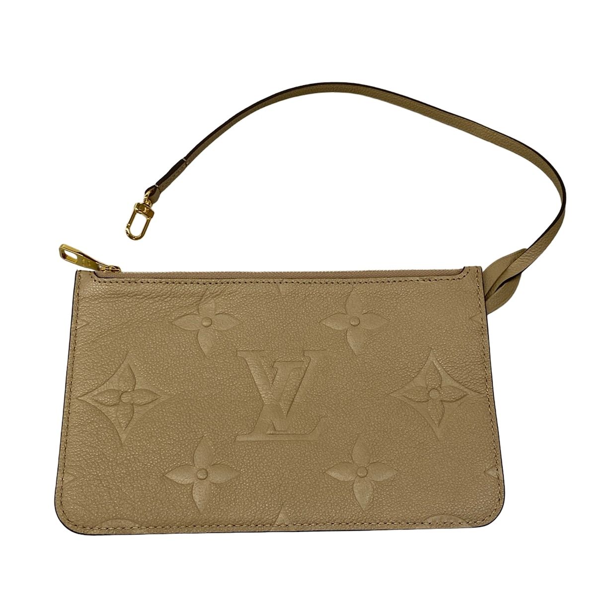 Louis Vuitton Tote Bag Monogram Empreinte Neverfull MM Tourterelle Leather — view 8