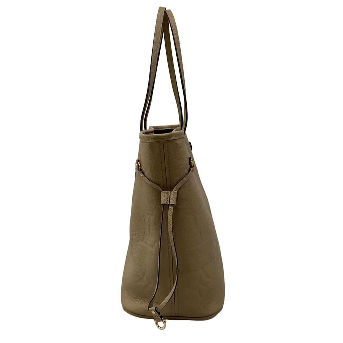 Louis Vuitton Tote Bag Monogram Empreinte Neverfull MM Tourterelle Leather — view 2