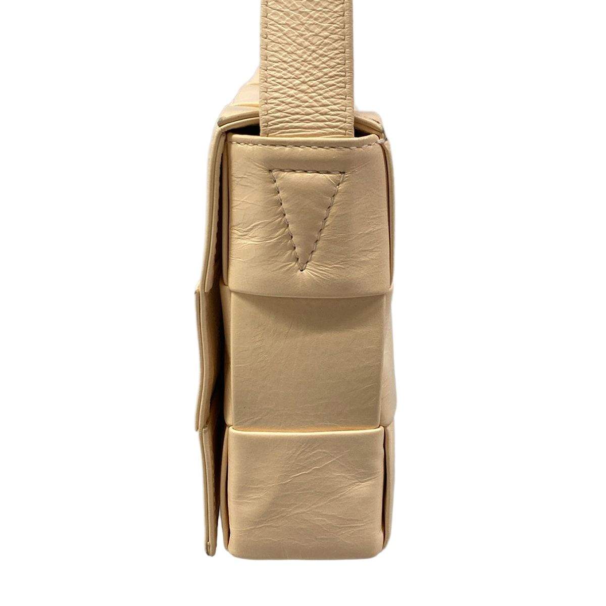 Bottega Veneta Shoulder Bag Cassette Pink Beige Crossbody Leather — view 4