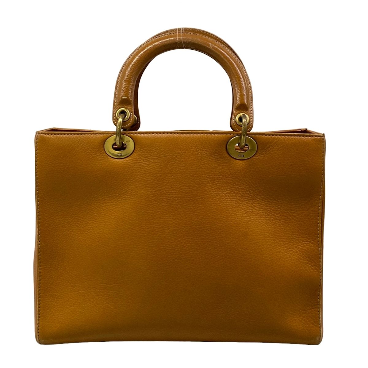 Dior Handbag Lady Brown Leather — view 3