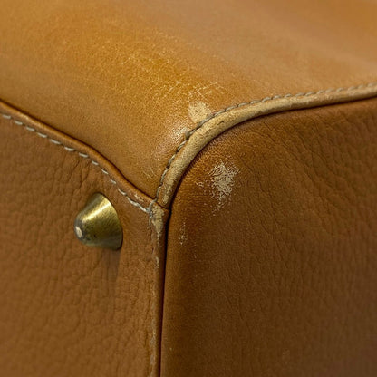 Dior Handbag Lady Brown Leather — view 6