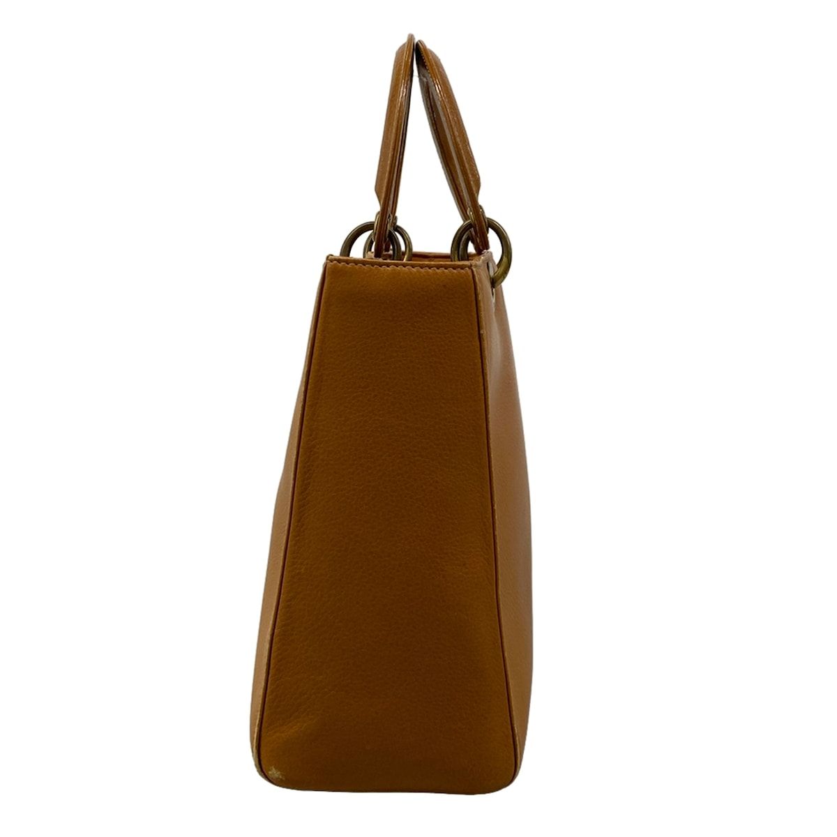 Dior Handbag Lady Brown Leather — view 4
