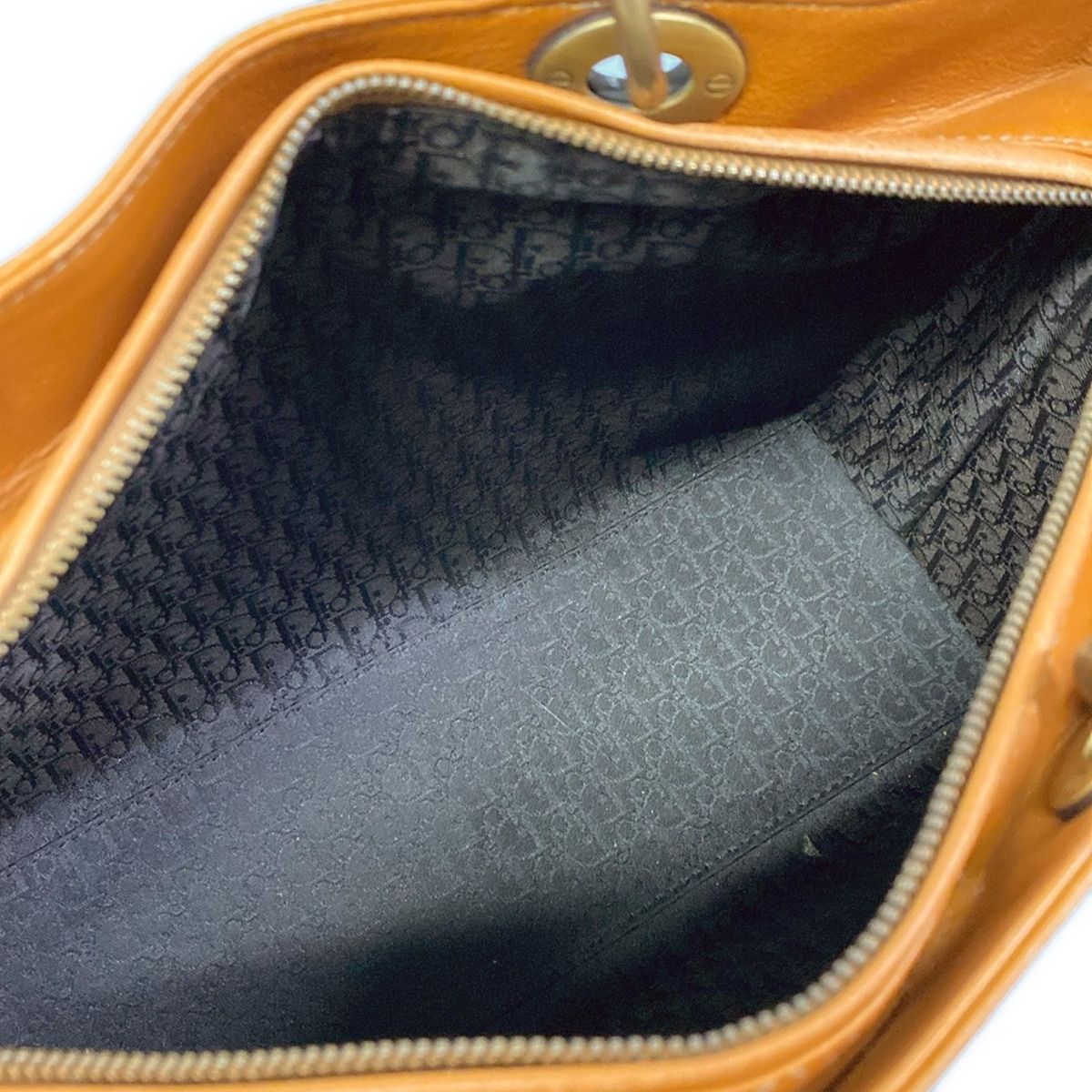 Dior Handbag Lady Brown Leather — view 7