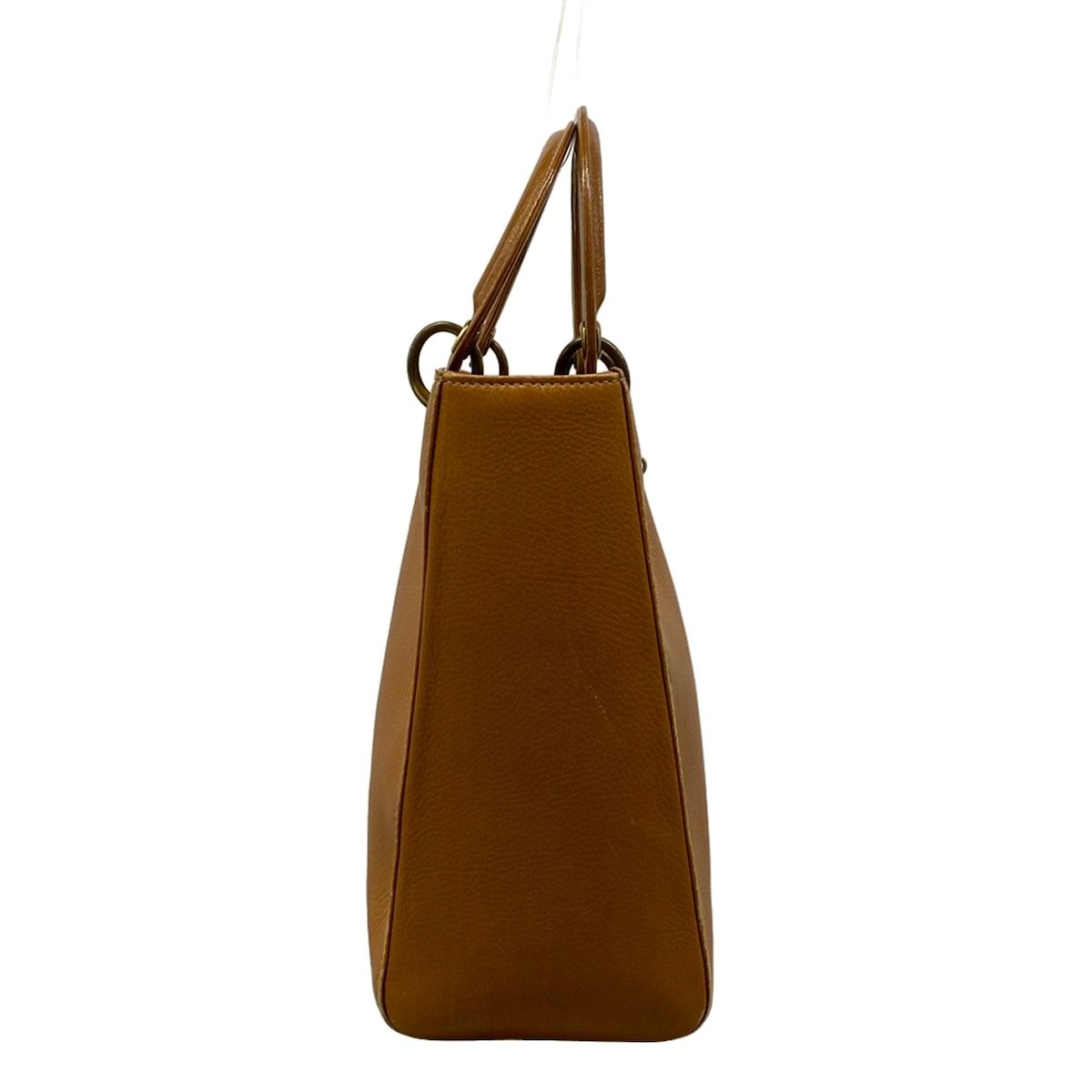 Dior Handbag Lady Brown Leather — view 2