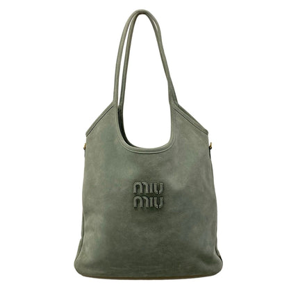 Miu Miu Tote Bag Ivy Light Gray