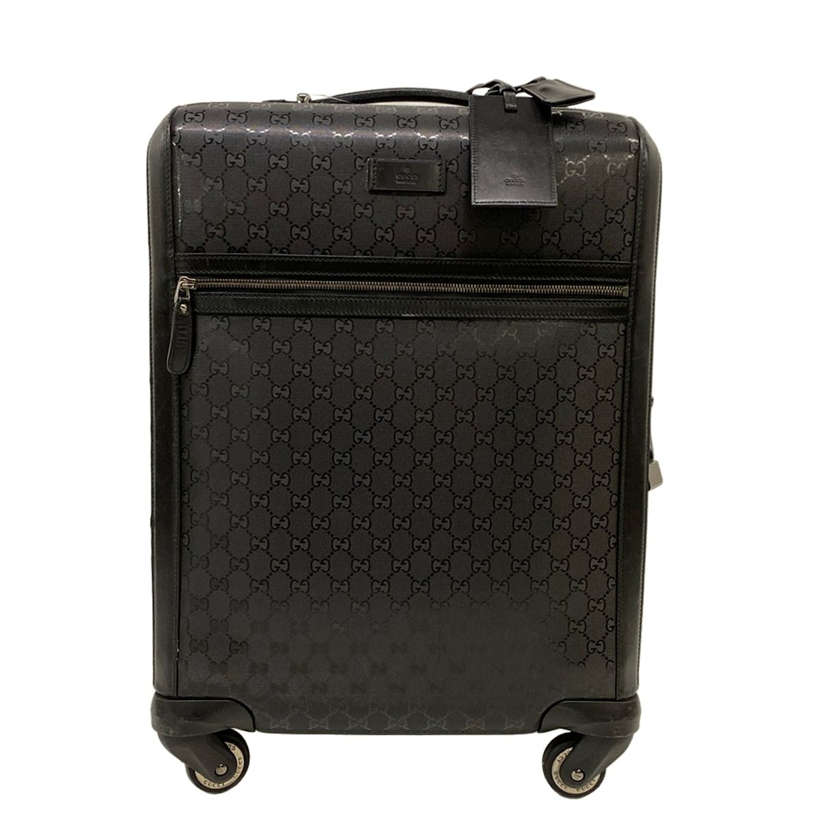 Gucci Travel Bag Imprime Black Diamond No Lock Leather